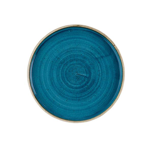 Stonecast Java Blue Walled Plate 10 2/8Inch