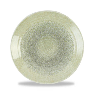 Dudson Harvest Grain Speckle Green  Organic Coupe Plate 9"