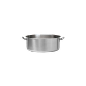 Casserole Pan Stainless Steel (Induction Compatible) 24x10.5cm 4.2L
