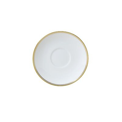 Burnished Gold Classic Tea Saucer/Soup Stand 16cm (6 1/2Inch)