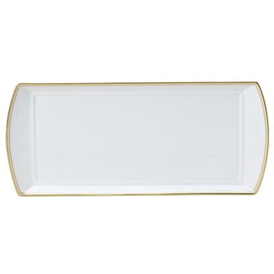 Burnished Gold Classic Large Rectangle Tray 34 x 15cm (13 1/2 x 6")