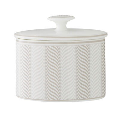 Bakewell Taupe Coupe Oval Sugar 9cm 22.5cl (3 1/2" 8oz)
