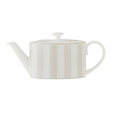 Bakewell Taupe Coupe 2 Cup Oval Teapot 10cm 55cl (4Inch 19 1/3oz)