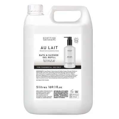 Au Lait Bath & Shower Gel 5L