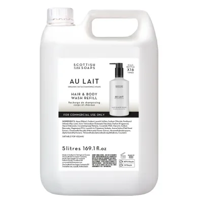 Au Lait Hair & Body Shampoo 5L