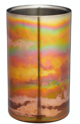BarCraft Wine Cooler Stainless Steel Iridescent Copper-Coloured 