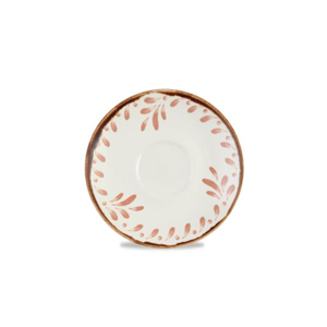 Dudson Harvest Mediterranean Terracotta  Espresso Saucer 4.5Inch