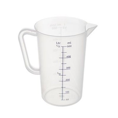 Measuring Jug Polypropylene 0.5L