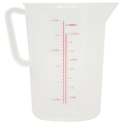Measuring Jug Polypropylene 3L