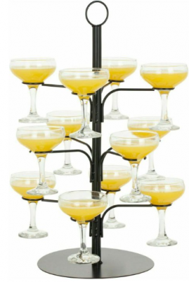 Cocktail Tree Black (Holds 12 Glasses)
