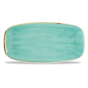 Stonecast Mint Chefs Oblong Plate 11 3/4X6Inch