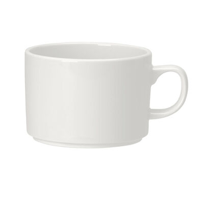 Monaco White Rococo Can Cup 22.75cl (8oz)