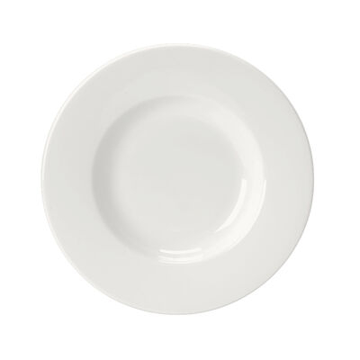 Monaco White Rococo Can Saucer 16.5cm (6 1/2Inch)