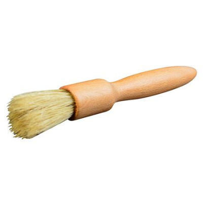 Pastry Brush Natural Bristles Round