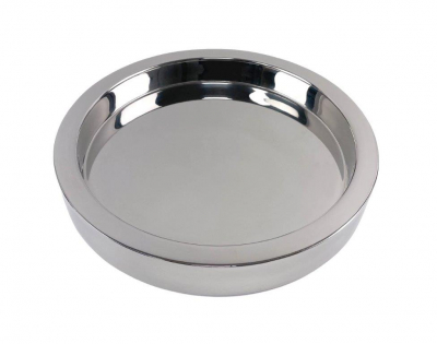 Double Walled Tray Highly Polished 14Inch