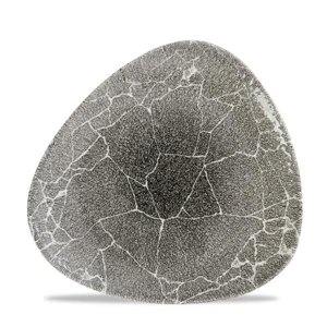 Kintsugi Reverse Quartz Black Lotus Plate 9Inch