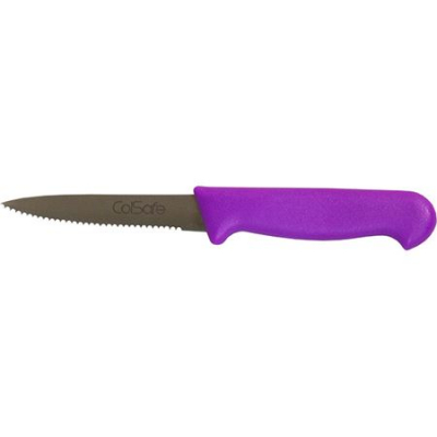 Vegetable Knife Serrated Purple 4Inch