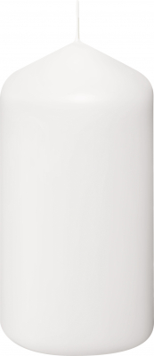 Pillar Candle White 130x70mm x12