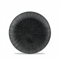 Churchill Studio Prints Agano Black Evolve Coupe Plate 6.5Inch