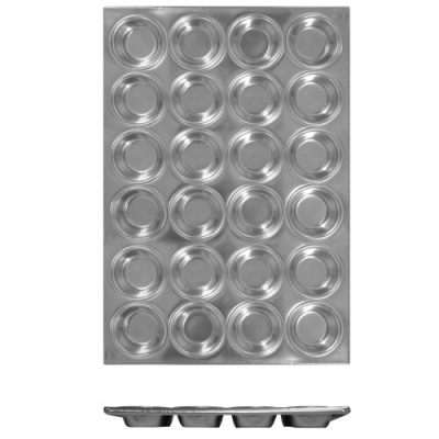 Muffin Tray Aluminium 24 Cup 104ml