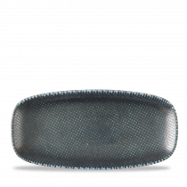 Churchill Super Vit Astro Metallic Blue Chefs Oblong Plate 10.6InchX5Inch