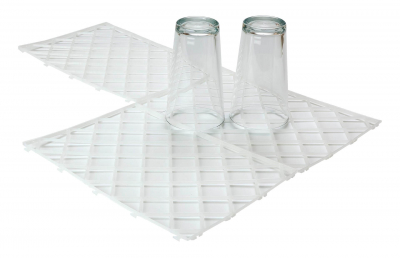 Glass Mats White (Pack of 10)
