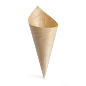 Bamboo Small Serving Cone 90ml x50