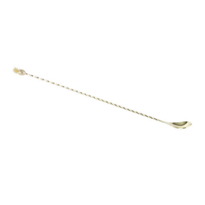 Cocktail Spoon with Pineapple Gold 40.5cm