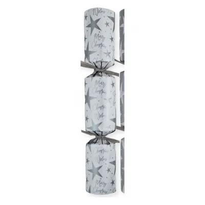 Christmas Cracker Dazzling Star Silver 10" Content 1 x50
