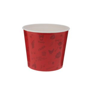 Chicken Bucket & Lid Paper (3845ml/130oz) Printed x100