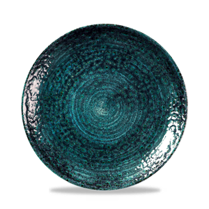 Homespun Chroma Blue Evolve Coupe Plate 8.67Inch
