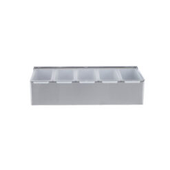 Condiment Dispenser 5 Part Stainless Steel