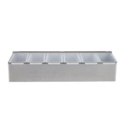 Condiment Dispenser 6 Part Stainless Steel