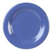Melamine Wide Rim Plate Purple 9.25"/235mm x12