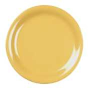 Melamine Narrow Rim Plate Yellow 7.25"/185mm x12