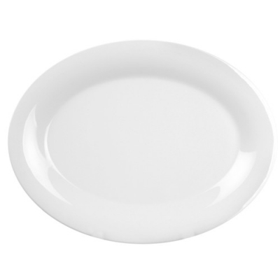 Melamine Platter White 12x9"/305x230mm x12