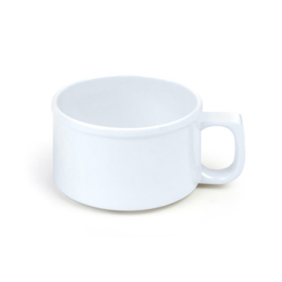 Melamine Soup Mug White 10oz 4"/100mm x12