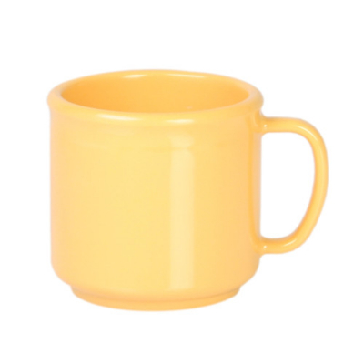 Melamine Mug Yellow 10oz x12