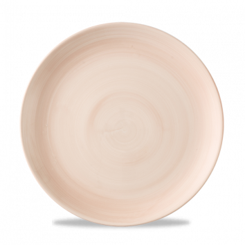 Churchill Super Vit Stonecast Canvas Coral Evolve Coupe Plate 10.25"