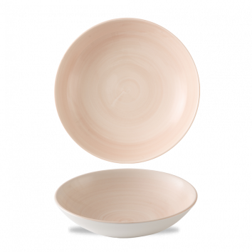 Churchill Super Vit Stonecast Canvas Coral Coupe Bowl 7.25Inch