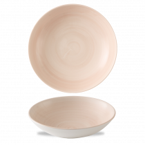 Churchill Super Vit Stonecast Canvas Coral Evolve Coupe Bowl 9.75"
