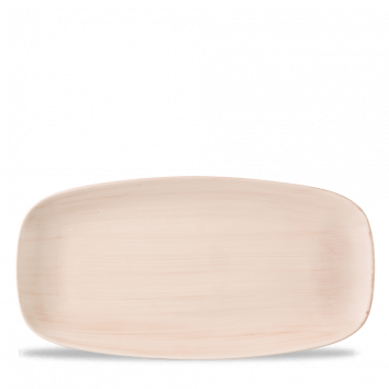 Churchill Super Vit Stonecast Canvas Coral Chefs Oblong Plate 11 3/4X6"