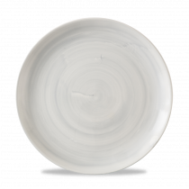 Churchill Super Vit Stonecast Canvas Grey Evolve Coupe Plate 10.25"