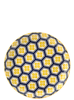 Cadiz Blue & Yellow Plate 8Inch (20cm)