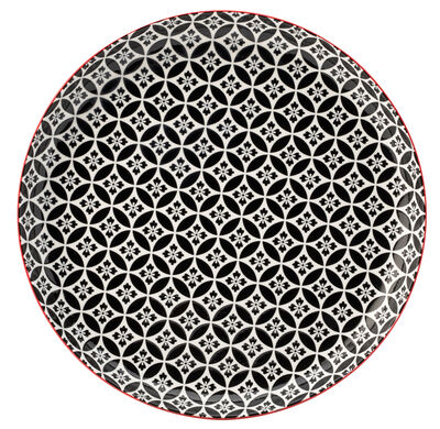 Cadiz Red & Black Plate 10.5Inch (27cm)