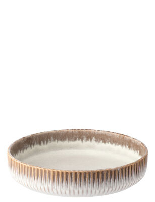 Corduroy Drift Edge Shallow Bowl 7.5" (19cm)