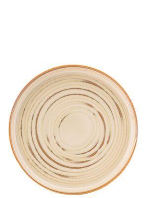 Santo Taupe Coupe Plate 7Inch (17.5cm)