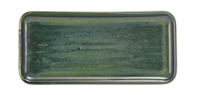 Terra Porcelain Aqua Green Narrow Rectangular Platter 27 x 12.5cm
