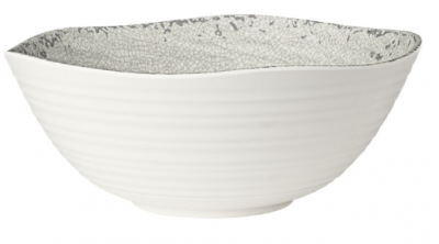 Pompeii Stone Small Round Bowl 24.4 x 9.5cm 2.25ltr (9 3/5 x 3 3/4Inch 2.25L )