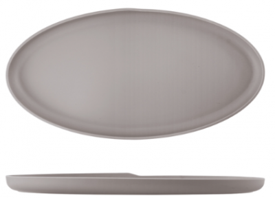 Sand Brown Copenhagen Oval Melamine Dish 55 x 27.5cm